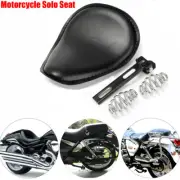 3" Spring Motorcycle Solo Style Bracket Seat For Harley Sportster Chopper Bobber