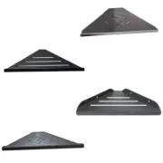 for Triangle Corner Shower Shelf Lavatory Kitchen Storage Rack Punch-f