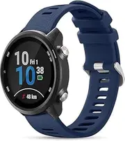 Compatible with Garmin Forerunner 245/645/55 Watch Band, 20mm Sport Strap for Galaxy Watch 6/5/4 Vivoactive 3 Forerunner 645/245 Music Band, Soft Wristbands for Garmin Venu/Venu Sq/Vivomove HR-