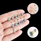 Boho Tragus Helix Cartilage BAR Screw in Earrings Labret Monroe Piercing