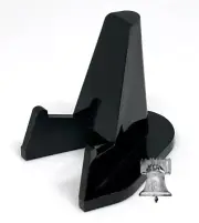 1 Display Stand Easel for Silver Gold 1oz Bar Ingot Bullion Coins Air-tite BLACK