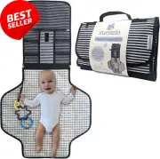 Portable Nappy Changing Mat, Waterproof Baby Change Pad for Travel