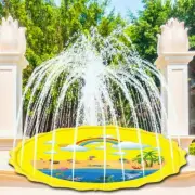 Sprinkler and Spray Pad,Inflatable Splash Pad Sprinkler for Kids Summer Outdoor