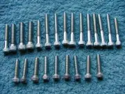 stainless steel BSA B31 B32 B33 B34 whitworth ENGINE ALLEN SCREWS + 2 allen keys