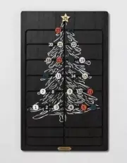Hearth & Hand With Magnolia Tree Advent Calendar Christmas Sliding Wood Tiles