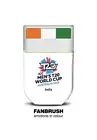 Indian Face-Paint - Orange, White, Green - Official Cricket Face Paint, Fanbrush