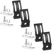 AIMALL 2X Mounting Brackets Rotating Slide Base Mounts AL Alloy for LED Work Light Bars - Universal Slide Base Mounts, Durable for Off-Road & Work Lighting