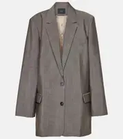 [Joseph] Joseph Allcroft wool and mohair blazer AU 6 brown