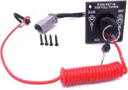BRP Johnson/Evinrude Single Engine Key Switch Kit 0176408