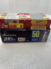 Imation Rainbow 3.5 Floppy Disks Diskettes 44 Pack IBM Formatted 1.44MB 2HD New