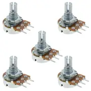 5 x 1K Logarithmic Splined Potentiometer Pot