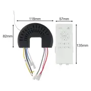 6 Speed Ceiling Fan Light Remote Control Kit for 24V DC with Extended Range