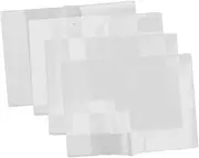 [Toyvian] 5pcs Transparent Passport Cover Protector Case Thickened Travel Document Organizer Stylish Credit Card Wallet for Students and Travelers Durable and Wear Resistant Design