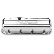 Edelbrock Valve Cover Tall With Logo - Chrome, Chevrolet Big Block, ED4680