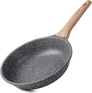 ZUOFENG Non-Stick Frying Pan, Coated 24 cm, Granite Pans, Non-Stick Frying Pan, Coated Pan for Gas Stove Induction