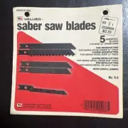 Vermont American Kmart NOS saber saw blades 5 assorted blades