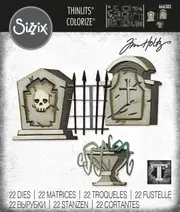 Tim Holtz Graveyard Colorize Thinlits Die Set