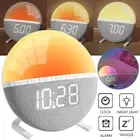 Wake Up Light Lamp Alarm Clock LED Sunrise Sunset Simulation Nightlight