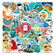 50PCS Octonauts Stickers for Laptops Books Skateboards Water Bottle Kids Birthday Gift Bag Filling