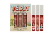 Thebalm Meet Matte Hughes Long Lasting Liquid Lipsticks Kit - Vacay Lip Trio (charismatic / Persistent / Adventurous) --3x7.4ml/0.25oz By Thebalm