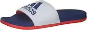 [adidas] Men’s Adilette Cf+ Mono Flip Flops, Ftwbla Azurea Rojsol, 7 UK