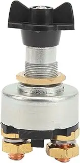 Zohisin 12v 24v Rotary Cut Off Switch On Off 2 Position 200A Battery Disconnect Power Cutoff Isolator for RV Yacht Trailers High Performance with Copper Terminals and Stainless