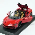 BBURAGO 18-16016R 1/18 Scale Ferrari SF90 Spider Red Diecast model car 1:18 New