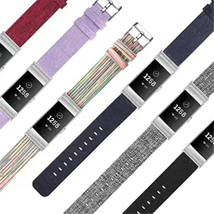 Fitbit Charge 4 錶帶 Charge 3 尼龍錶帶 Charge 2 編織錶帶 Charge4 腕替換帶