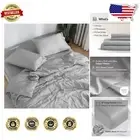 DOZ Hypoallergenic Dove Sheet Set - 300 Thread Count Luxury Cooling Sheets