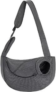 Washable Design - Soft Breathable Dog Sling, Adjustable Pet Carrier Tote Bag, Dog Sling Carrier for Puppies, Cats, Small Dogs
