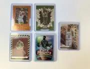 Jayson Tatum Celtics 5 Card Lot Inserts Parallels
