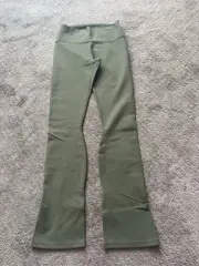 Fabletics Women’s Define Split Hem Pants Utility Green Size Small $74.95