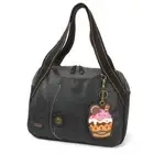 New Chala Bowling Zip Tote Large Bag BLACK Coin Purse Cupcake Coin Purse gift