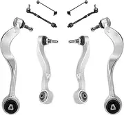 Front Axle Stabilizer Link Tie Rod Lower Control Arm Kit Compatible With Bmw E63 31126777939 32106777479
