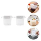 2 Pcs Rice Packing Box Office Microwave Oven Cases Steamed Boxes