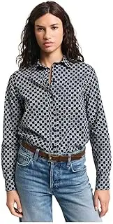 [GANT] Women's Reg Geometric Ctn Voile Shirt Blouse