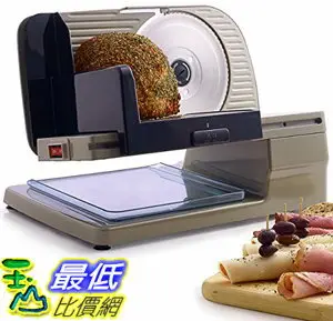 [107美國直購] 切肉機 Chef's Choice 615A Electric Slicer Cast Aluminum Tilted Food Carriage Cantilever Powerful High Torque