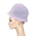Pink)Hair Silicone Gel Cap Dye Hair Coloring Cap Highlighting Cap Hair Styling