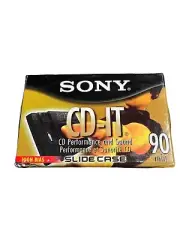 Sony High Bias CD-IT Audio Cassette Tape 90 Minute with Slide Case NEW