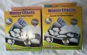 (2) Scene A Rama SP4123 Winter Effects Snow Kit School Project Model Train Scene