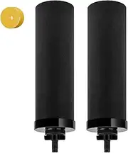 Cobectal Activated Carbon Water Filters Black Water Filter Replacement for Berkey® Gravity Filtration System for Home Travel Outdoor,Remove Taste,Odor,2pack