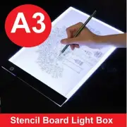 USB LED Artist Tattoo Stencil Board Light Box Tracing Drawing Board A4 Pad Table