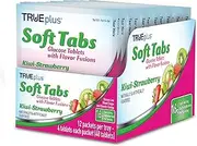 TRUEplus® Soft Tabs Glucose Tablets - 12 Packs - 48 tabs (Kiwi Strawberry)