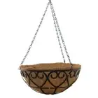 Plant Chlorophytum Resin Flower Pot Round Hanging Basket Indoor/Outdoor