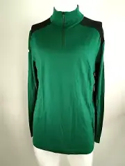 Smartwool Men Active Long Sleeve Quarter Zip Evergreen Medium 02734-304