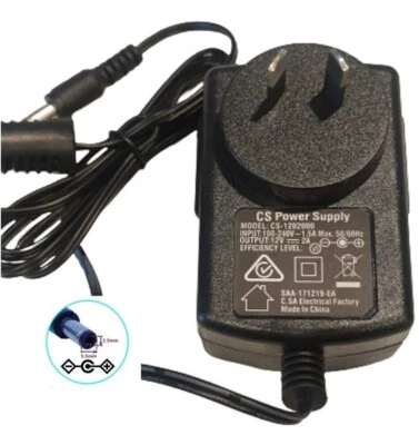 AC/DC Adapter Power Supply Charger Adapter 12V 2A 2000m Amp AU Plug