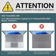 Surface Laptop Go 2/1 Case 12.4 Inch Laptop Cover 2022-2020 Relea for Microsoft