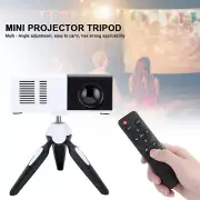 Mini Projector Portable Black White LED Projection Machine with Tripod 100‑240V
