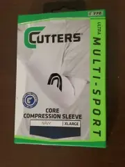 Cutters Shock Doctor 772 Ultra Multi-Sport Core Compression Sleeve Navy Blue XL