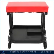 Rolling Mechanic Seat Garage Tool Box Creeper Chair Work Stool
